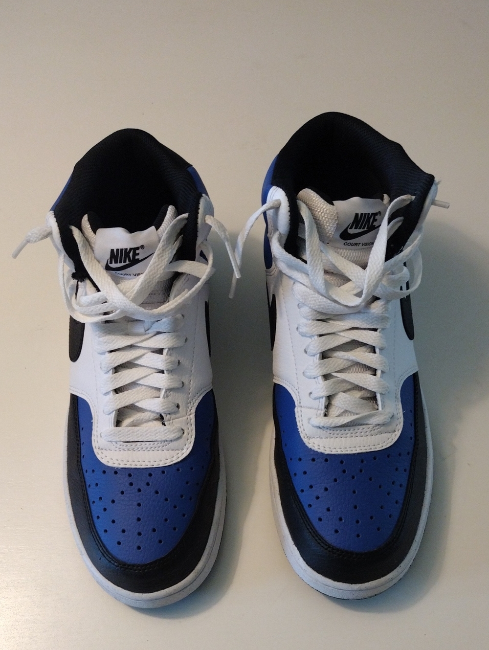 Nike Court Vision Mid NN Men’s Blue/White/Black High-Top Sneakers